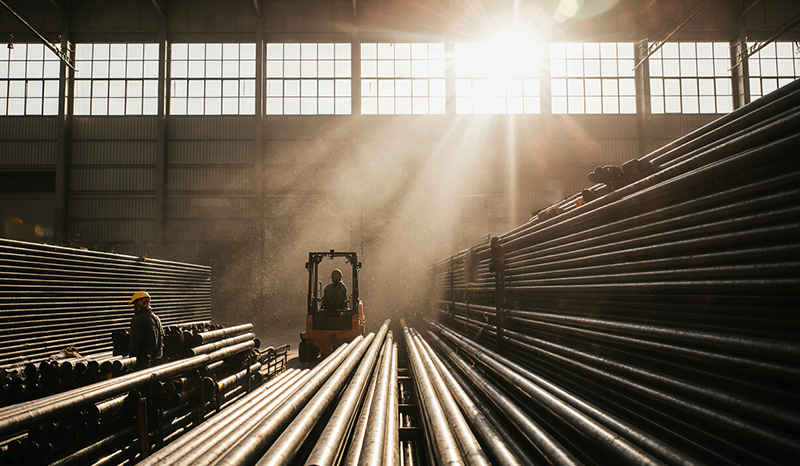 Somos os parceiros certos para as metalúrgicas no fornecimento de aço e ferro