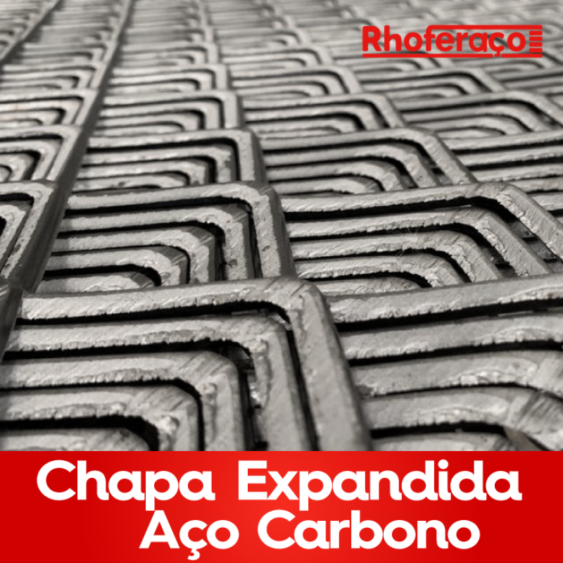 Chapa Expandida Aço Carbono